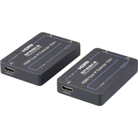 SpeaKa Professional SP-HDE-301 HDMI-over-IP-extender HDMI via netwerkkabel RJ45 150 m