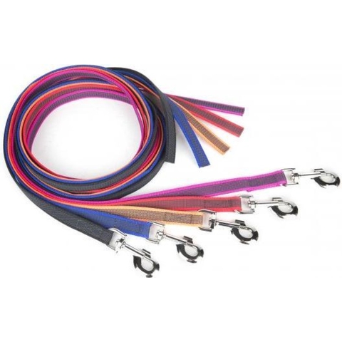 Lange lijn hond - Antislip - 14mm x 10m - Blauw