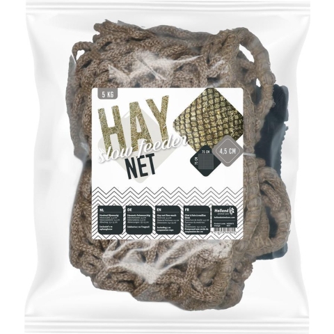 Hay Slowfeeder net 5 kg (5 mm dik, maaswijdte 45 mm)