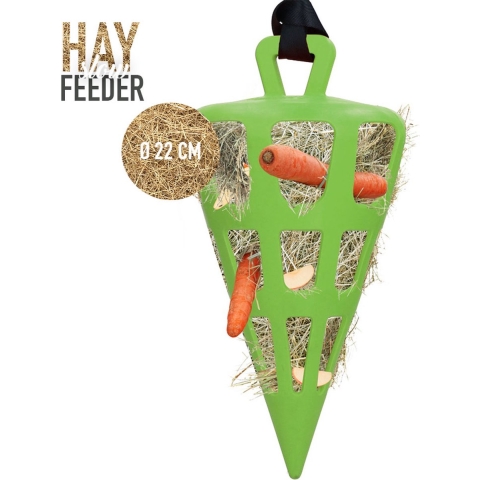 Hay Slowfeeder Fun and Flex 22 cm Groene Wortel