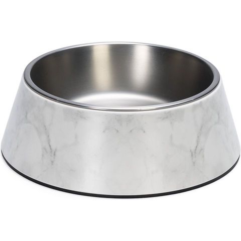 Designed by Lotte Eetbak Meis - Hondenvoerbak - Melamine - Wit - 22 cm - 700 ml