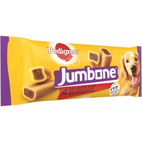 Pedigree Jumbone Medium met rund & gevogelte hondensnack 12 x 180 g