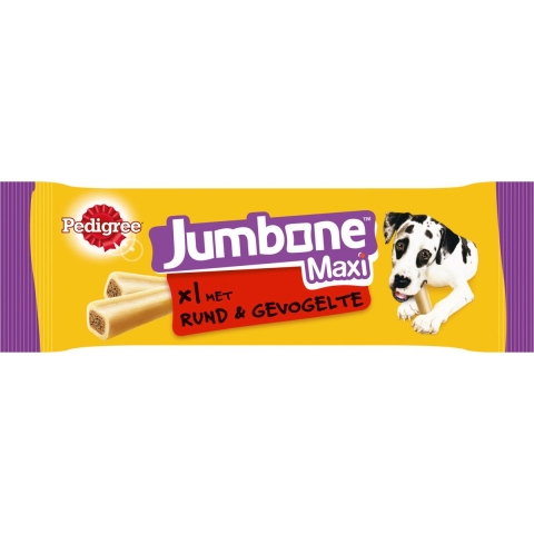 Pedigree Jumbone Maxi met rund en gevogeltesmaak (180 gr) 12 x 180 g