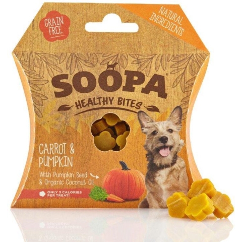 Soopa Bites Pompoen and Wortel Hond Per 5