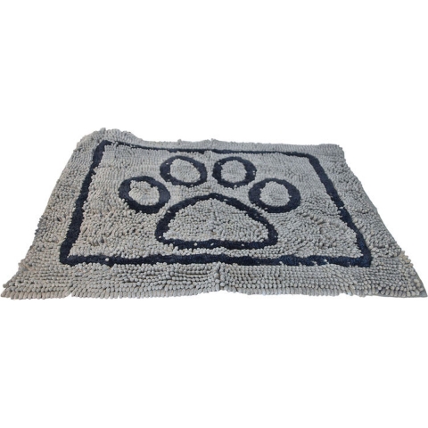 Schoonloopmat waterdicht 89 x 66 cm - hond Grijs