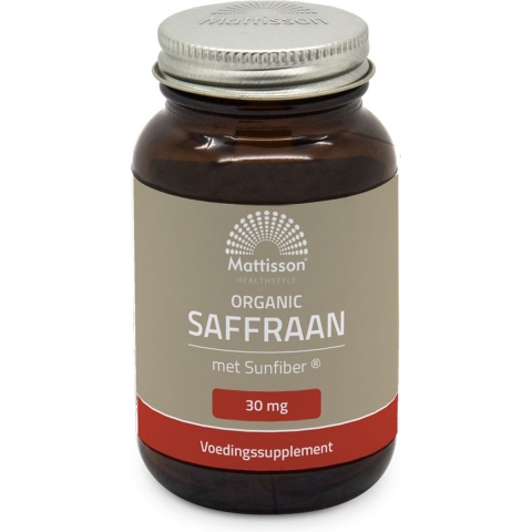 Mattisson Healthstyle Organic Saffraan 30mg