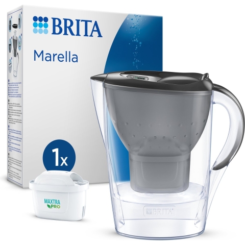Brita Waterfilterkan Marella Grafiet + 1 Maxtra Filterpatroon