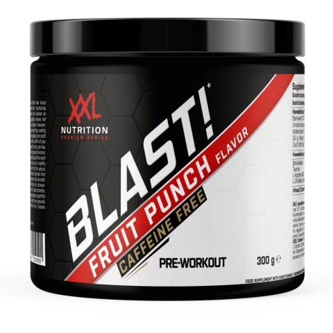 XXL Nutrition Blast! Pre Workout Caffeine Free - Fruit Punch