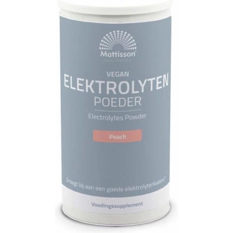 Mattisson Healthstyle Vegan Elektrolyten Poeder Peach