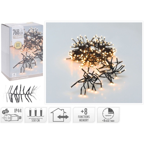 Clusterverlichting 768Led Extra Warmwit