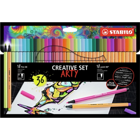 Laat Je Creativiteit De Vrije Loop. <br>
 In Deze 36 Stuks Creatieve Set Zitten