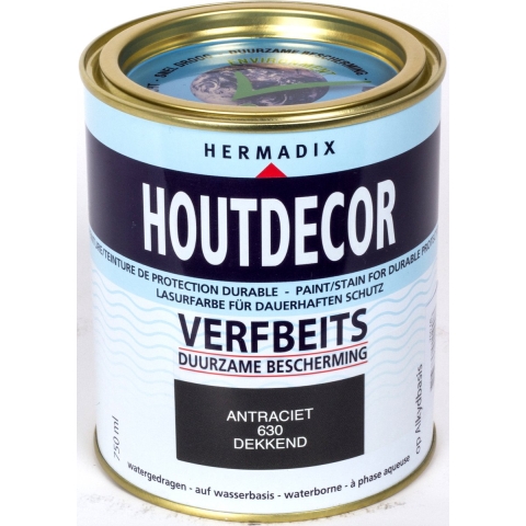 Houtdecor 630 antraciet 750 ml - Hermadix