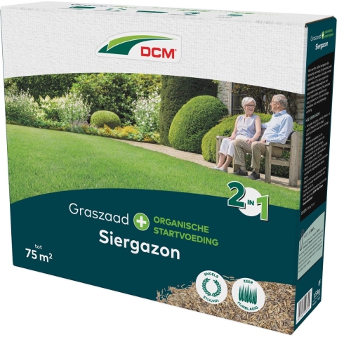 Graszaad 2-in-1 Siergazon 75 M2 (1,5 kg) - Dcm