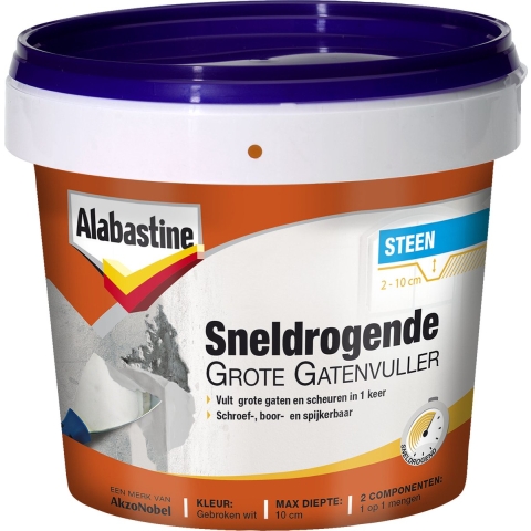 Gatenvuller Sneldrogend 2X0,5Kg - Alabastine