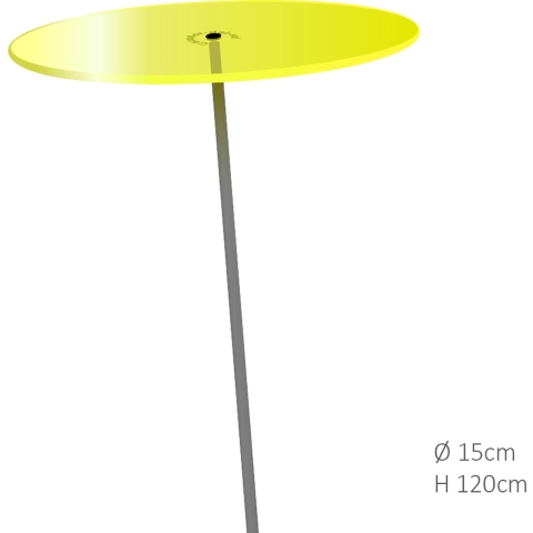 Zonnevanger 1 stuk Citroen geel medium 120x15 cm Cazador Del Sol - Cazador del sol