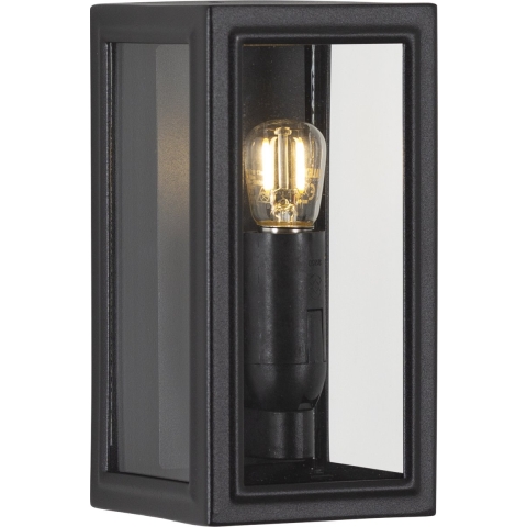 Spark wandlamp h16b8d8 cm zwart - Ks verlichting