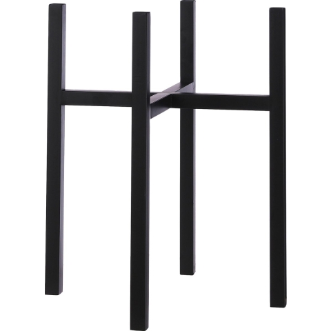 Mica Decorations Ascot Plantenstandaard L41,5 x B41,5 x H50 cm Zwart