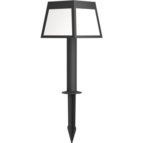 EGLO Altilia Solar Priklamp Buiten - LED - 56 cm - Zwart|Wit