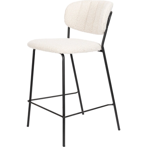 Puur - Viken barstoel bouclé - wit