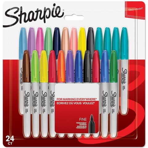 Sharpie Electro Pop vilstiften set 24 kleuren