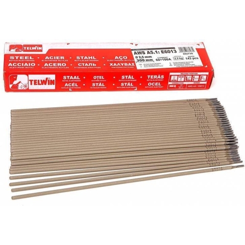 TELWIN Rutiel laselektroden E 6013Ø3,2 x 350 mm 125 stuks