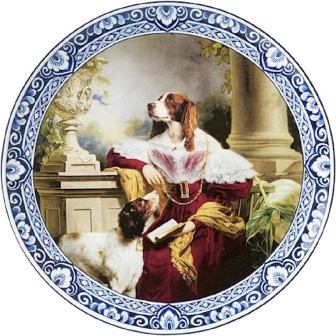 HEINEN - Wandborden - Bord Lady Springer Spaniel