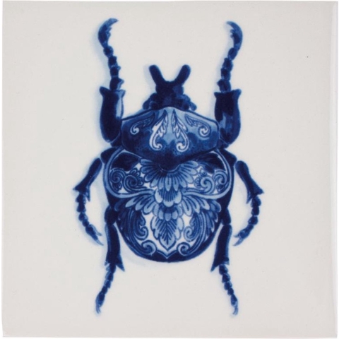 ROYAL DELFT - Wunderkammer - Tegel Bug 03