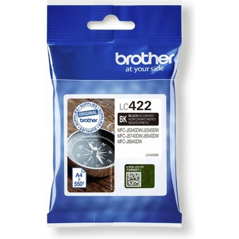 Brother LC-422BK zwart