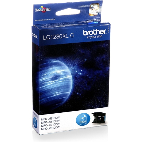 Brother LC-1280C XL cyaan