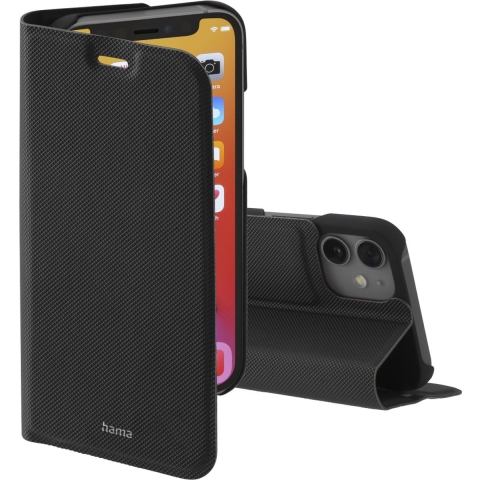 Hama Booklet Slim Pro Voor Apple IPhone 12 Mini Zwart