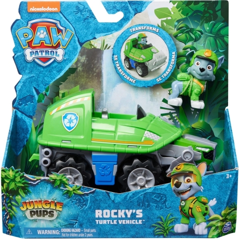 Paw Patrol Jungle Pups Deluxe Vehicle Rocky