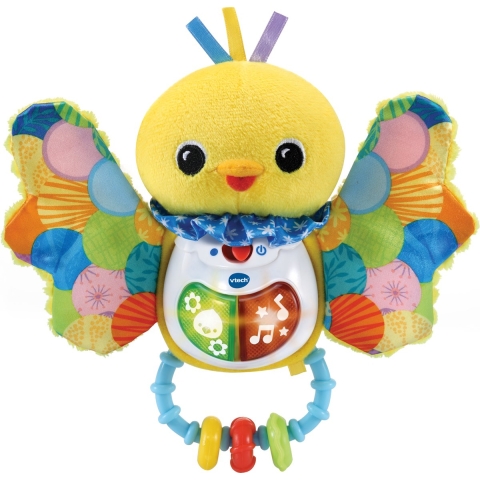 VTech Baby Fladder en Fluit Rammelaar + Licht en Geluid