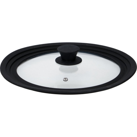 Alpina Glazen Deksel met Siliconen Rand 24/26/28 cm