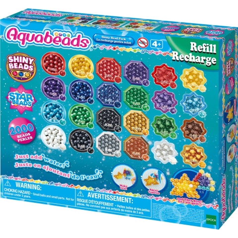 Aquabeads Navulling Glans Parels Pakket 2000 Stuks