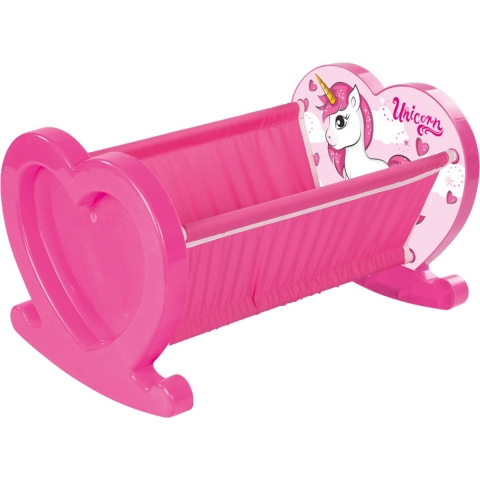 Dolu Eenhoorn Poppenwiegje Roze