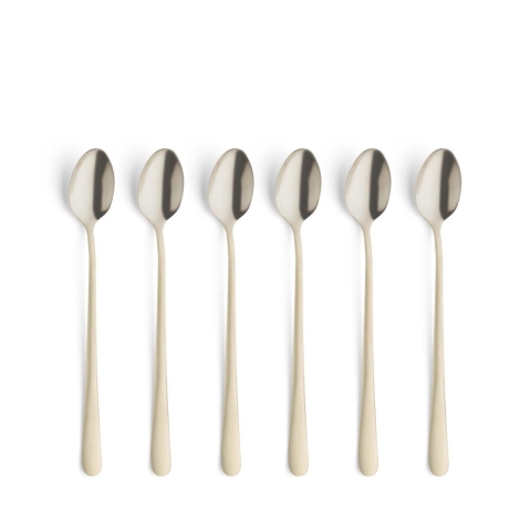Amefa Austin Latte Lepels 6 Stuks Champagne