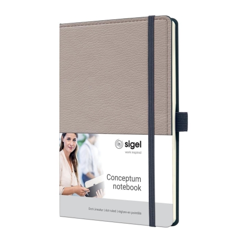 Sigel SI-CO693 Notitieboek Conceptum A5 Punt-Gelijnd Beige