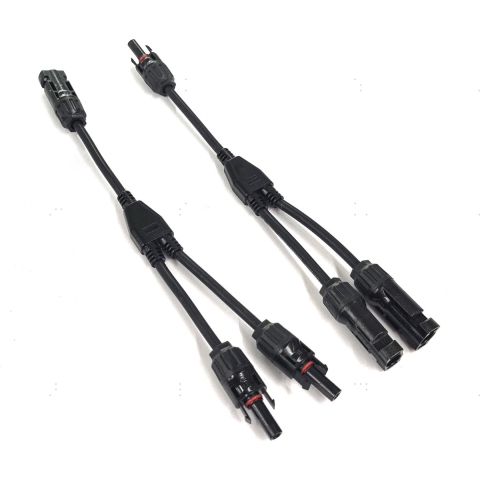 Ecoflow Solar Parallel Connection Kabel Grey