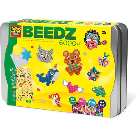 SES Creative Beedz Strijkkralen Luxe Sorteerbox 6000 Stuks