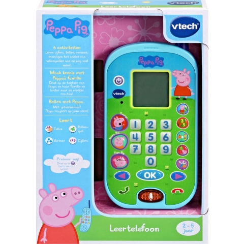 VTech Peppa Pig Leertelefoon + Licht en Geluid