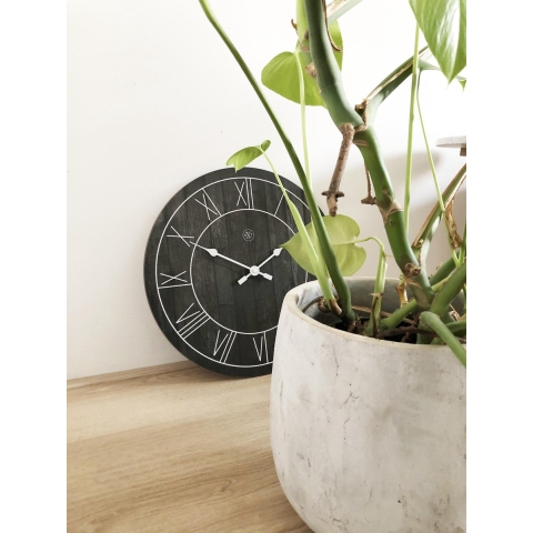 NeXtime NX-7345ZW Wandklok NXt Paul Dia 40cm Hout Bruin