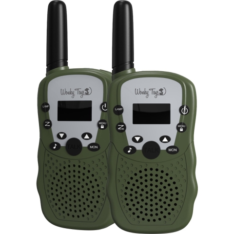 Wonky Monkey Set Wm Wt-335gn Walkie Talkie Legergroen