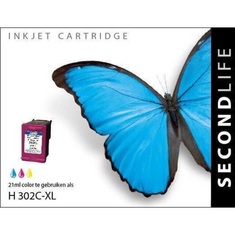 Kangaro SL-11111428 Cartridge SecondLife HP 302 XL Color