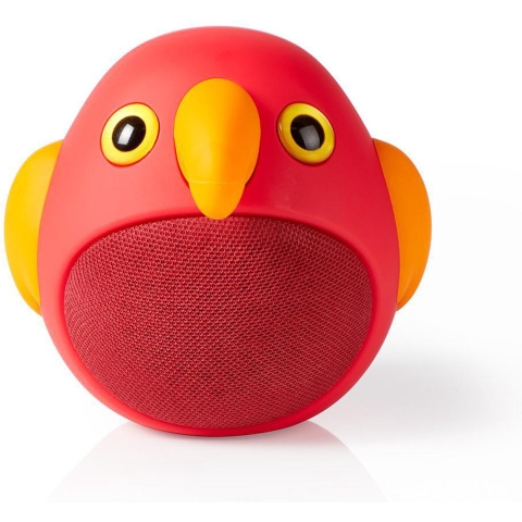 Nedis SPBT4100RD Animaticks Bluetooth Speaker 3 Uur Speeltijd Handsfree Bellen Perry Parrot