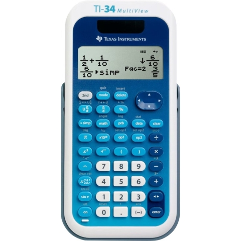 Texas Instruments TI-34MV-FC Calculator TI-34MV MultiView