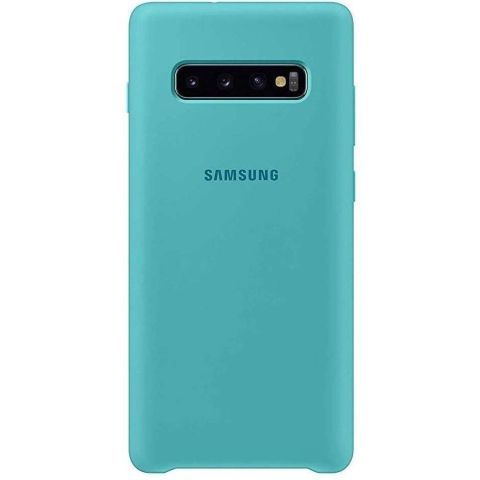 Samsung Galaxy S10+ Silicone Cover Groen