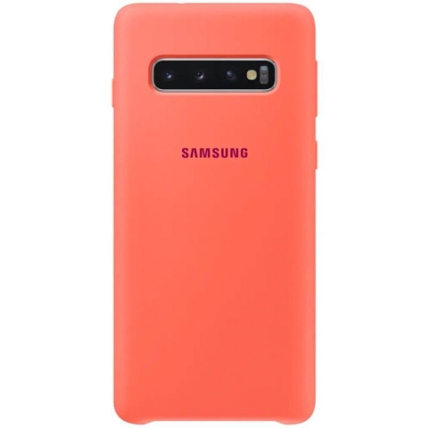 Samsung Galaxy S10+ Silicone Cover Roze