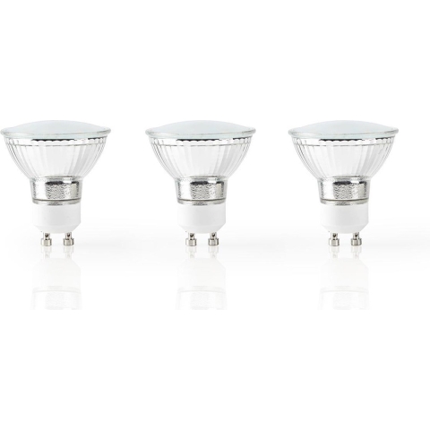 Nedis WIFILW31CRGU10 Wi-fi Smart Led-lamp Warm Wit Gu10 3-pack