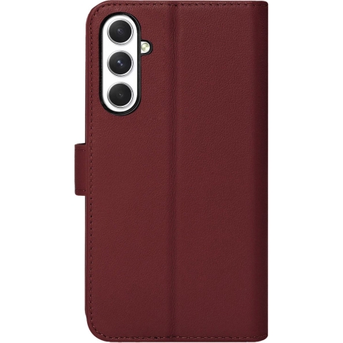 Caseuals Leather Wallet Bookcase Voor Samsung Galaxy S23 Fe Rood
