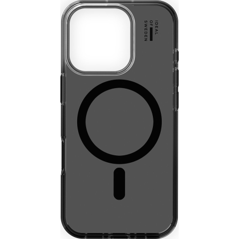 Ideal Of Sweden Magsafe Tinted Black Telefoonhoesje Voor Apple Iphone 16 Pro Max Transparant